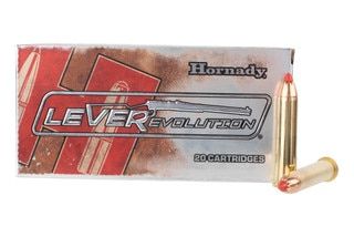 Hornady LEVERevolution .45-70 Government ammunition with 250gr MonoFlex bullets, 20-rounds per box